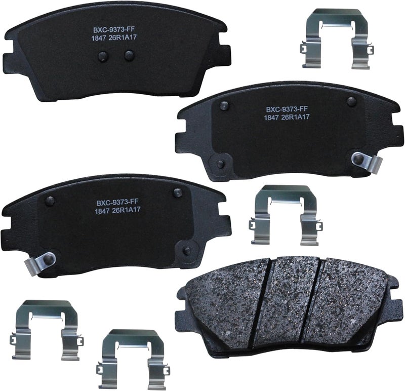 Bendix Premium SBC1847 Ceramic Front Brake Pads for Hyundai Elantra 2018-2017, Elantra 2020, Tucson 2021-2016, Kia Sportage 2020-2017, Sportage 2024 - Image 1